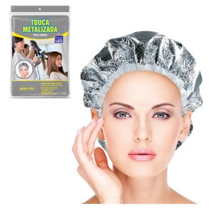 Touca Metalizada de Cabelo