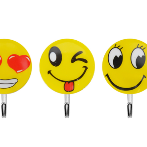 Gancho adesivo smile red