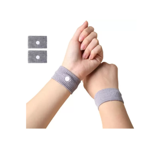 Pulseira anti enjoo com ponto de pressão (par)
