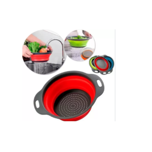 Escorredor silicone redondo 24 cm