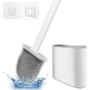 Escova sanitária silicone com suporte